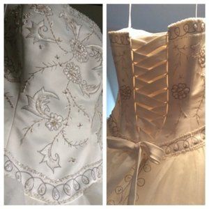 Oleg Cassini Wedding Dress & Veil